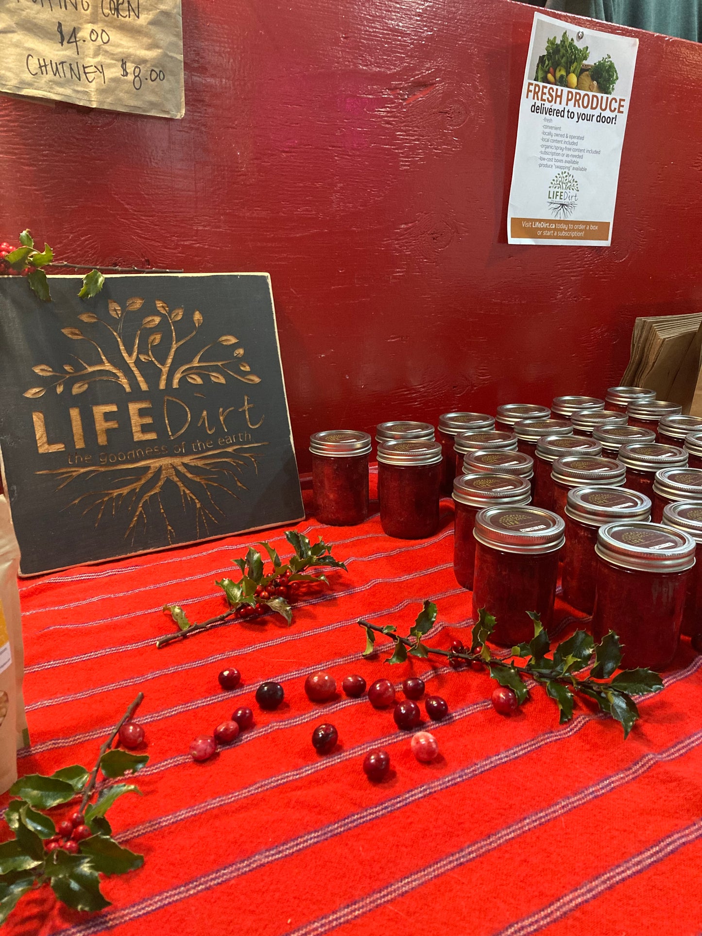Organic Cranberry Sauce, 250mL