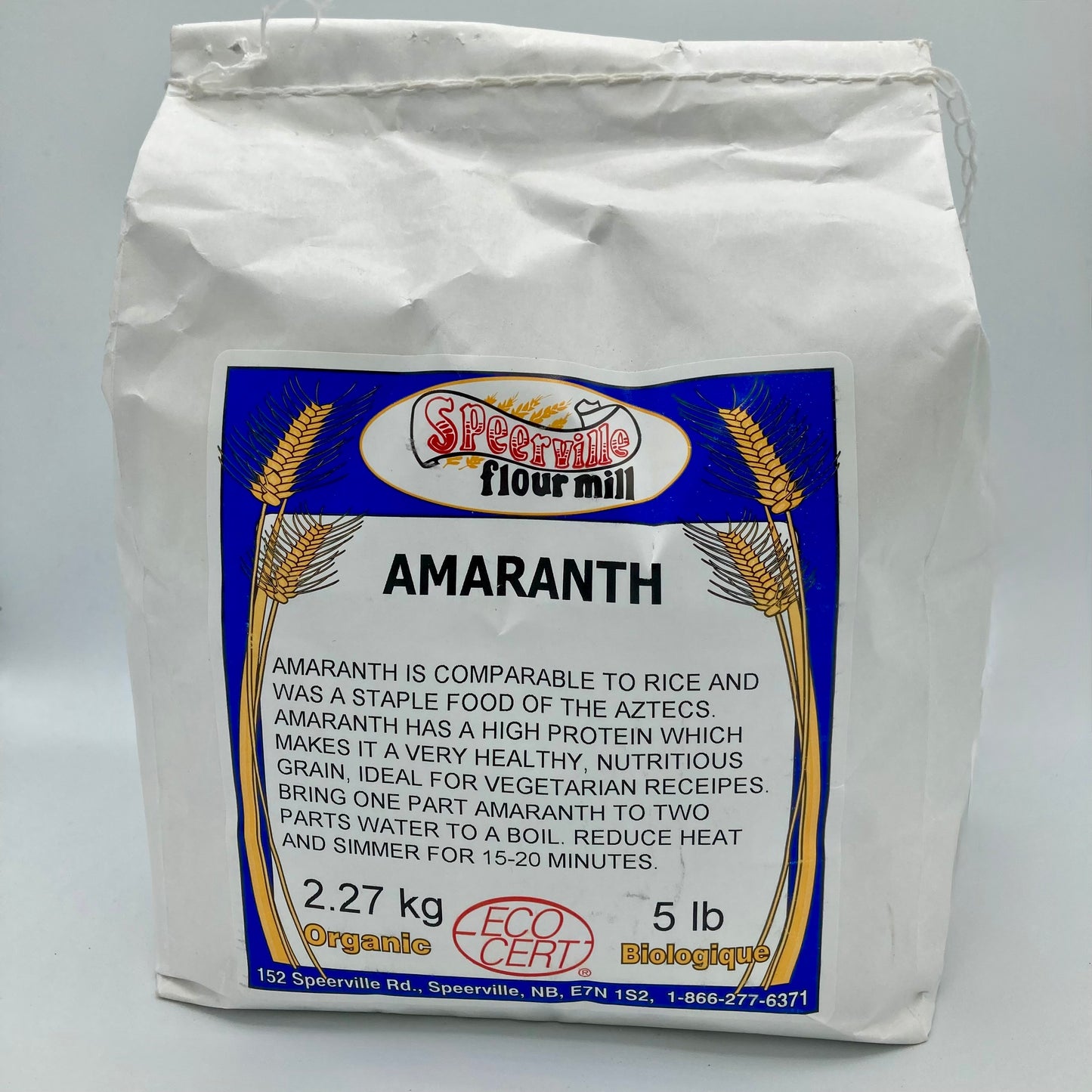 Speerville Grains, Flour & Beans (Organic)